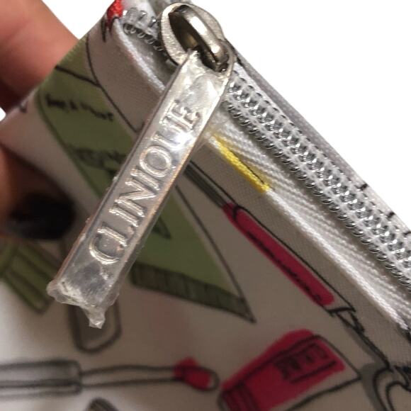 Y2k Clinique Limited Edition Cosmetic Case Makeup Bag Retro Cute - Picture 2 of 5